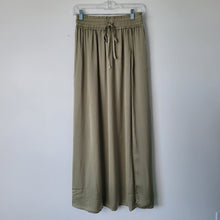 Load image into Gallery viewer, Sage Green Silk Skirt
